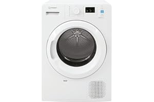 Indesit YTN M10 91 R EU Séche-linge - Pose libre, 9 kg, Pompe à chaleur, Push&Go, EasyCleaning, Shoes Rack, Fast45, Blanc, Classe A+