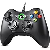 Zexrow Xbox 360 Game Controller, USB Wired Controller Gamepad di design ergonomico migliorato per Xbox 360 PC Windows 7/ 8 / 