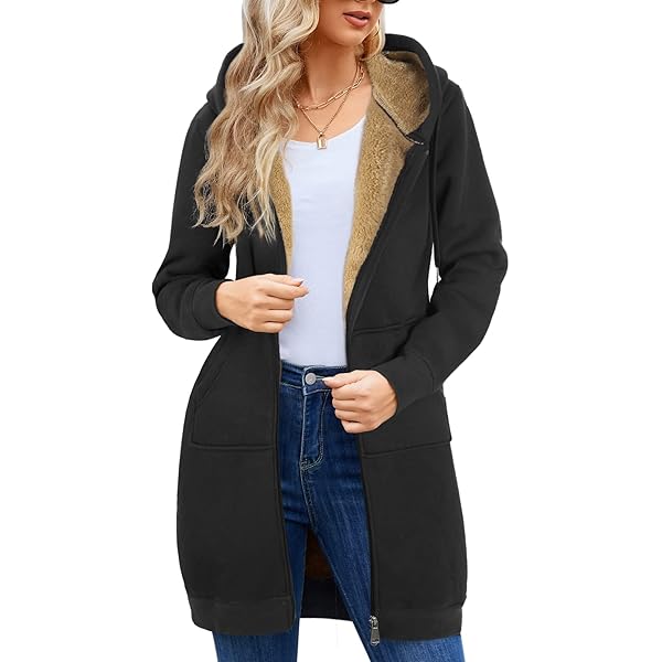 CMTOP Dames hoodie met capuchon, sweatshirt met lange mouwen, zip-jas, hoodie, lange mouwen, outwear, voor herfst en winter, lichtgrijs, XL