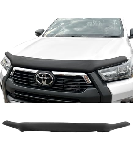 Cache-phares Noirs Mats Pour Toyota Hilux 2015-2020 – Enjoliveurs En ABS, Installation Facile Avec Ruban Adhésif
