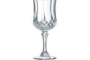 CRISTAL D'ARQUES Verre à pied Longchamp Eclat - 4 verres (Verre à pied 25cl)