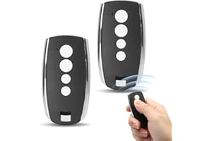 WEPAI Telecommande Portail Compatible avec King Gates STYLO2K STYLO4K Stylo, Transmetteur Radio 433Mhz, 4 Canaux Bip De Porte De Garage, Codes Roulants (Lot de 2)