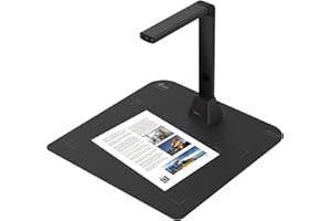 IRIScan Desk 5 PRO : : 12MP | 30PPM | Scanner di libri |scanner portatile, per ufficio, scuola, biblioteca, scanner documenti |OCR 138 lingue| appiattimento della curva del libro | WinMac