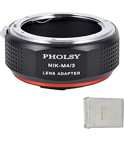 Andoer T2-M4/3 Bague D'adaptation D'objectif En Métal Pour Appareils