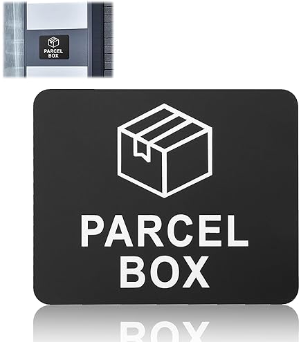 Please Drop Your Parcel Here Signage PVC Sign Sticker Board - View #8