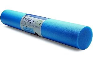 ANICEMOON NMC Pilatesrolle blau 90x15cm Pilates Yogarolle Gymnastik Fitness Foam Rolle Comfy