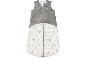 LILBESTIE Gigoteuse D’Hiver Chaude en Molleton Corail pour Bébé, Couverture Prêt-à-Porter en Peluche 1.5 TOG