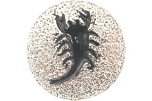 ‎CREATIVE-BEADS Creative-Beads Click-it Button, Charm, Druckknopf, Skorpion 18mm, f. Armbänder, Gürtel etc.