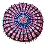 THEE Runde Bodenkissen Bezug Sitzkissen Bezüge Rückenkissen Bohemien Stil Kissen Durchmesser 40cm THEE Runde Bodenkissen Bezug Sitzkissen Bezüge Rückenkissen Bohemien Stil Kissen Durchmesser 40cm