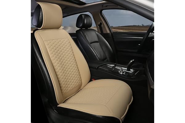 Black Panther Housse de Siege, Housse Siege Voiture avec Housse d'appui-tête Compatible avec 95% Voitures (1 Pièce Beige)