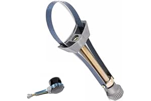 BAVOOTY Ölfilterschlüssel mit Metallband,Riemenschlüssel zum Entfernen,Ölfilter Ausbau Werkzeugriemen Schlüsseldurchmesser Einstellbar,Verstellbares Ölfilter-Entfernungswerkzeug Für Öl,Auto,Lkw,60mm bis 120mm