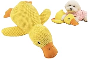 Awlve Activ'Pet Canard Anti-Stress Chien, Jouet interactif Grincements pour Chiens Soulager Le Stress Peluche pour Petits, Moyens, Grands (1p)