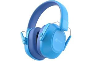 iClever Audífonos con cancelación de ruido para niños, 26 dB NRR de seguridad, reducción, orejeras autismo, ayuda sensorial y concentración, protección auditiva fuegos