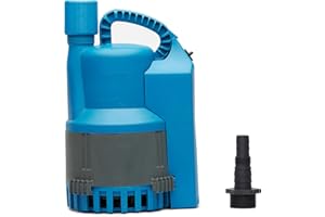 grenda-hammer® | Tauchpumpe Profi Schmutzwasserpumpe 12 bis 8500 Liter/Stunde mit Flachabsaugung bis 3mm und 10 Meter Anschlusskabel