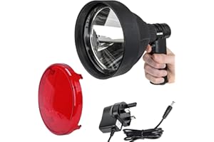 GunTuff Rechargeable 140mm LED Hunting Lamp Shooting Light Spot Light Lamping Hand Held