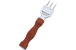 TIIYEE Ice Pick in Acciaio Inox, Rompighiaccio, Rompighiaccio con Manica, Ice Pick, Rompighiaccio con Manico Legno Scalpello Ghiaccio Portable Punch Utensili Robusto Cocktail Pickel per Barman Bar Cucina