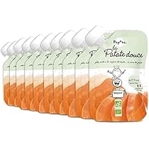 POPOTE - Macaronis Tomate Feta Pour Bébé Dès 6 Mois - Texture Lisse - Lot De 6 Gourdes De 180g - Bio Et Fabriqué En France
