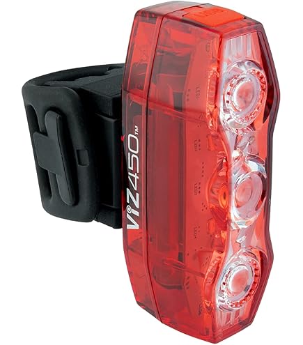 Lámpara Trasera CATEYE Omni3 - 3 Modos De Luz Roja, Para Ropa O Equipamiento, No Para Bicicletas