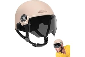 WEITING Casque Trottinette Electrique | Casque pour Vélo Électrique | Casque Trottinette Électrique avec Visière | Vélo Casquette pour Offrant Une Conduite Confortable Et Sûre, 54-62 Cm