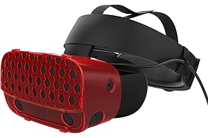 M AMVR AMVR Coque De Protection Amvr pour Rift S, Légère Et Durable & pour éviter Les Chocs Et Les Rayures (Rouge)