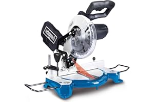 Scheppach Scie à onglets HM80L – 1500 W – Ø lame 210 mm / 24 dents - Largeur de coupe 120 mm – 5000tr/min – Laser de précision - inclinaison 45°