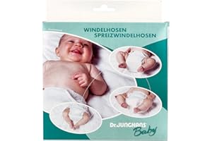 Dr. Junghans Medical 26601 Spreizhöschen Gewebe für Säuglinge, weiß