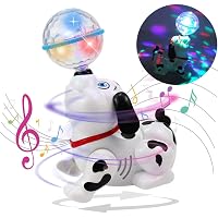Toyshine Dancing Dog with Music, Flashing Lights (Battery Included), Plastic Toyshine Dancing Dog with Music, Flashing Lights (Battery Included), Plastic
