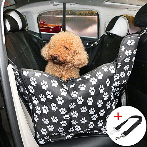 Preisvergleich Produktbild Auto Hundedecke Rundumschutz Wasserdicht Rücksitz Haustier Abdeckungen Reisen Hängematte rutschfeste Hund hinten Sitz Schutz Barriere mit Seitenklappen Sicherheitsgurt Universal passt alle Autos
