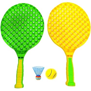 4-Player Badminton Set With Paddles & Birdies - Perfect Easter Gift For Teens & Adults, Indoor/Outdoor Family Games
