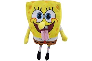 WHITEHOUSE LEISURE Bob Esponja Twinkle - Peluche con ojos brillantes, diseño de Bob Esponja, Patrick, Gary 26 cm (Bob Esponja)