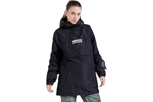Bluemagic SkiJacken Skianzüge Schneeanzüge für Damen, Outdoorjacke Softshelljacken Outdoor Funktionsjacke, Winddicht Warm und Atmungsaktiv