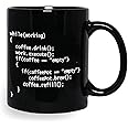 CRAFT MANIACS Coffee While Working Coding Theme Fan Art Printed Black Ceramic Tea/Coffee Mug | OFFCIALLY Licensed Merch