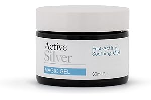 Active Silver Colloidal Silver Magic Gel (30ml), Multipurpose Aloe Vera Gel with Colloidal Silver at 25ppm, use in The Home or as Part of Your Travel kit