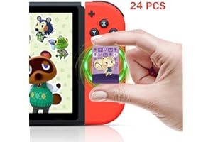CLKJCAR 24 Pcs/Set NS Game Cards NFC Tag Cards for Animal Crossing New Horizons for Nintendo Switch/Wii U/Switch Lite(small card)