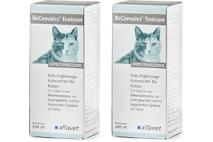 ZOODISCOUNT alfavet ReConvales Tonicum Katze - Diät-Ergänzungsfuttermittel - Doppelpack 2 x 280ml