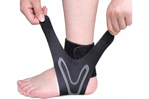DiviDermy ChevillèRe Entorse,ChevillèRe De Maintien Sport, Chevillère pour Hommes & Femmes, Confortable Et RéGlable, M(Pied Gauche)