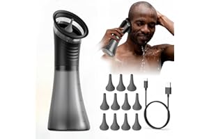 MLDNLD Ear Wax Removal Kit with 3 Pressure Modes, Rechargeable Ear Cleaning System with Disposable Tips (10) & Ear Catch Basin, Safe Earwax Removal Tool for Adults & Kids