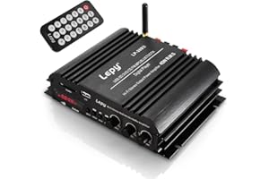 DollaTek LEPY LP-269S Amplificatore Bluetooth 2 canali Hi-Fi Stereo 45 W Multimedia Player LED Light