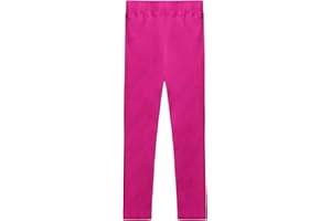 Aislor Pantalones Vaquero para Niña Pantalones Ajustado Casual Pantalón Leotardo Elástica con Bolsillos Pants Rectos Color Sólido Leggings Niña