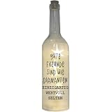 LED-Flasche Mit Lichterkette – Personalisierbar Mit Namen, Sternenkind-Motiv, Grau