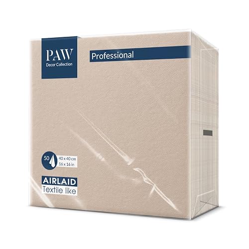 PAW Airlaid-Servietten stoffähnlich, 50 Stück