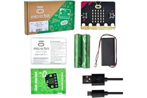 KEYESTUDIO BBC Micro:bit go con scheda microbit, supporto batteria, cavo micro USB Basic Starter Kit per Microbit