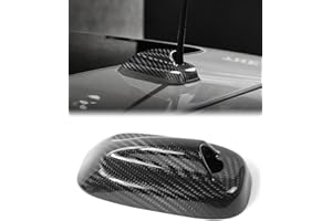 SHSBSCAR Rivestimento di copertura dell'antenna del tetto a secco in fibra di carbonio Shark Fin per MINI Cooper F55 Hardtop F56 Hatchback F57 Cabrio 2015-2023