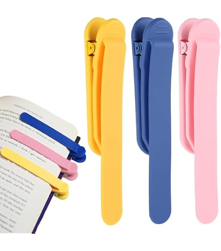 SHUOHONG 6 Pièces Marque Page Intelligent en Silicone, Vous Suit Automatiquement pour Tourner Les Pages, Marque Page Livre Automatique, Enfant pour Les Amoureux de La Lecture SHUOHONG 6 Pièces Marque Page Intelligent en Silicone, Vous Suit Automatiquement pour Tourner Les Pages, Marque Page Livre Automatique, Enfant pour Les Amoureux de La Lecture