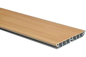 ALFREDO CALANDRELLI Zoccolo da cucina lunghezza 2 metri in Pvc in vari colori e altezze (10, Faggio)