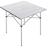Outdoor Al&uuml;minyum Katlanabilir Kamp ve Piknik Masası, 72x70x70 cm, 2700 gr, 35 kg Taşıma Kapasitesi, Omuz Askılı Taşıma &Ccedil;anta