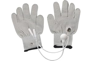 ‎EXCEART Handschuhe Schmerzlinderung Pulse Elektrotherapie Massager EMS - Leitfähige Handschuhe Gesundheitspflege (M)