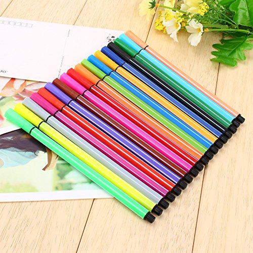 Waschbar Aquarell Stifte Farbig Bleistift Set Marker Malerei Zeichnung Kunst Zubehör Für Kinder Erwachsene Malbuch Zeichnung Skizzieren ( Farbe : 18 Colors ) - 6