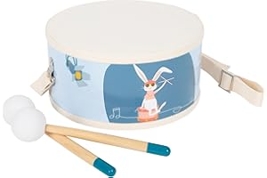 Small Foot Tamburello Groovy Beats, Strumento per Bambini, dai 3 Anni, in Legno, educazione Musicale Infantile