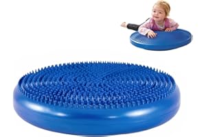 PHYSIOWORX Sensory Tactile Air Wobble Cushion - Supersized Balance Aid, Toy and Fun Seat for kids, teens and adults – Very Large 60cm Diameter